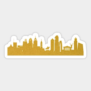 Golden Philadelphia Sticker